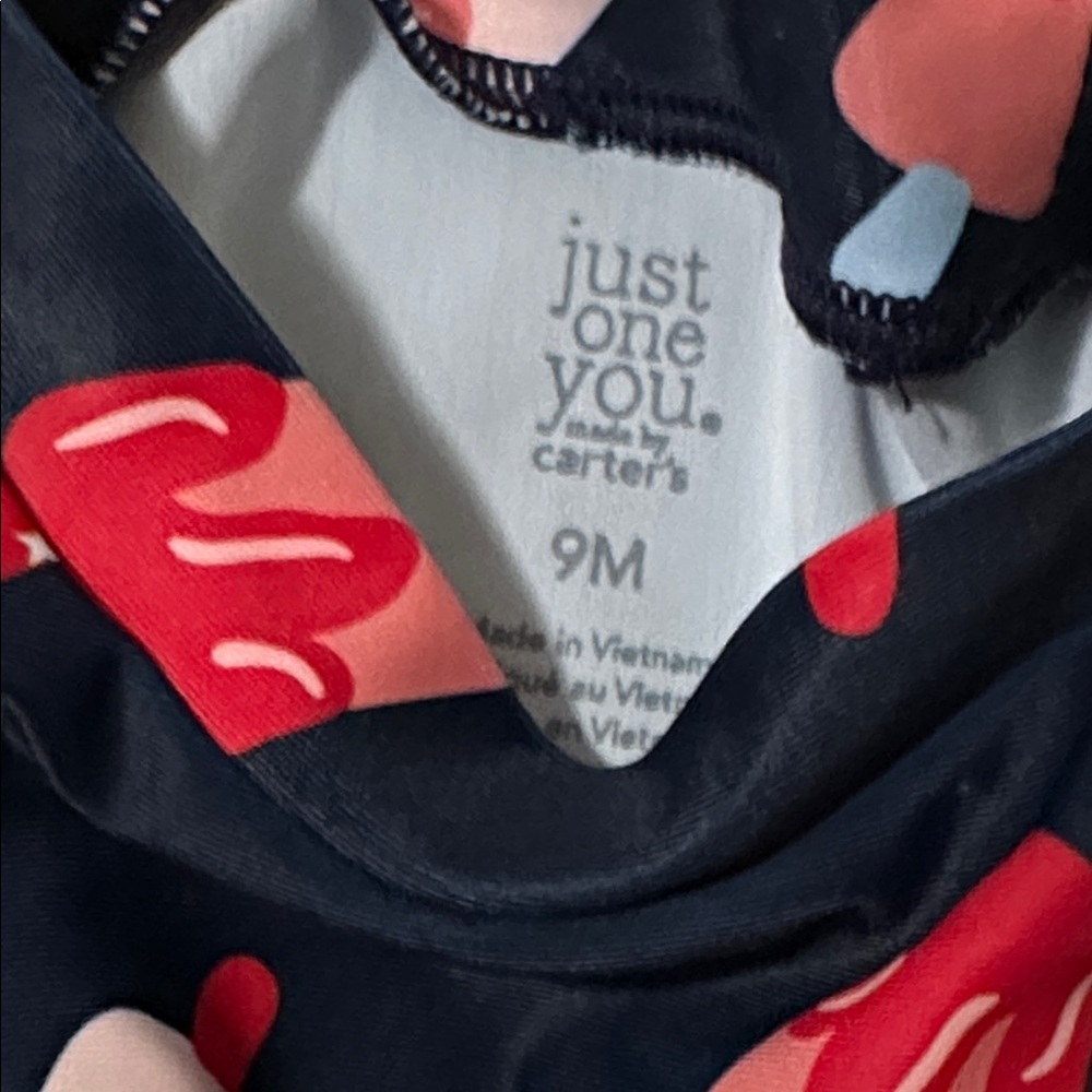 Carter’s Navy Blue Ice Cream Print Rashguard - Picture 2 of 2